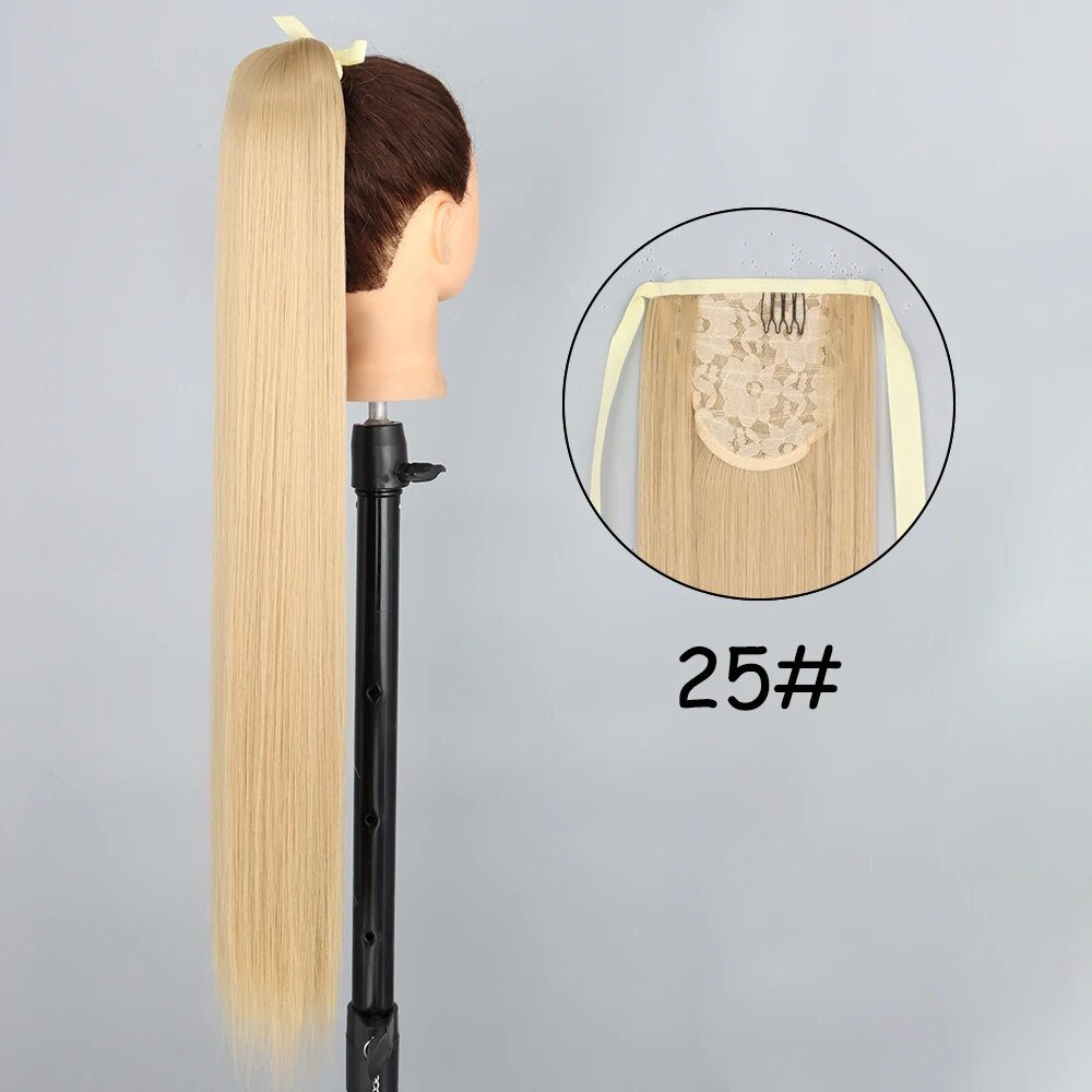 22 inches Synthetic Ponytail Hair Extension Clip in - HairNjoy