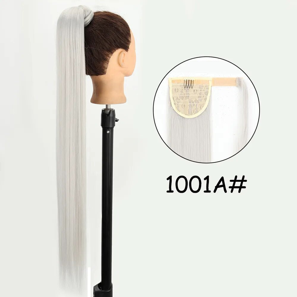 22 inches Synthetic Ponytail Hair Extension Clip in - HairNjoy