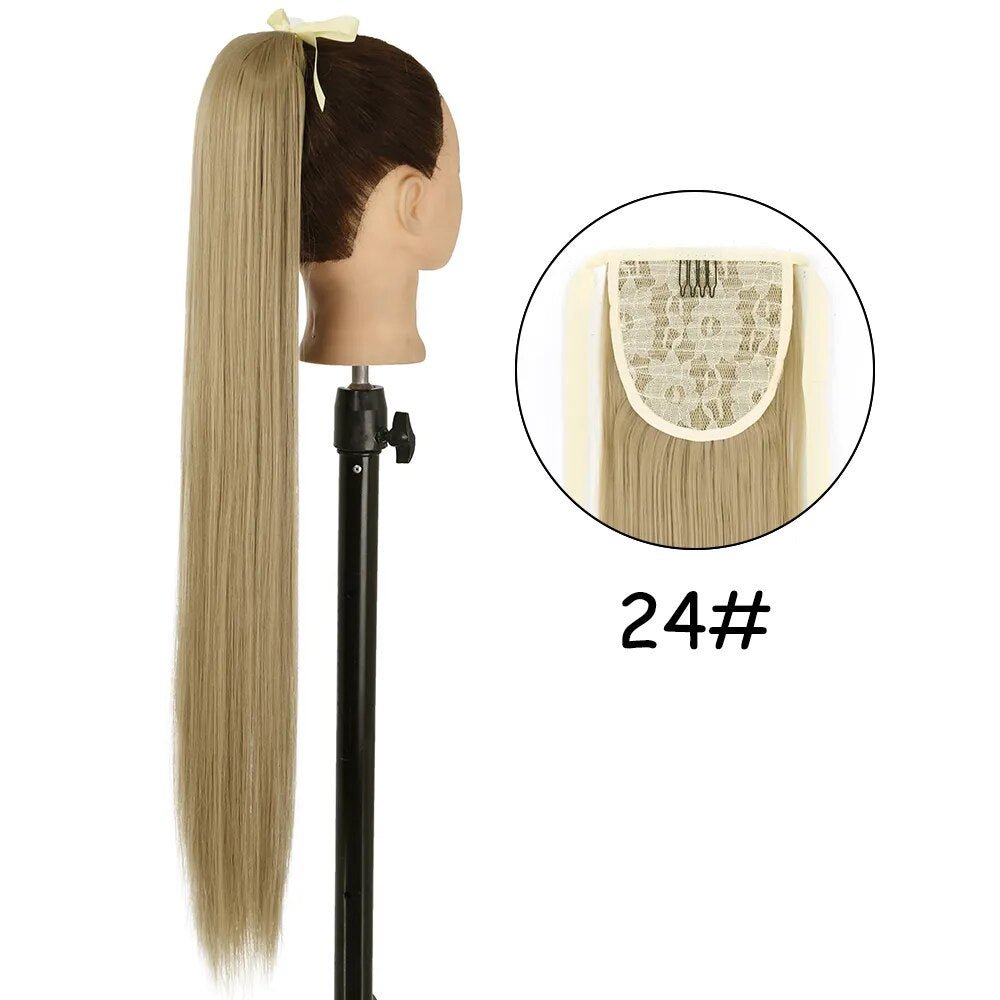 22 inches Synthetic Ponytail Hair Extension Clip in - HairNjoy