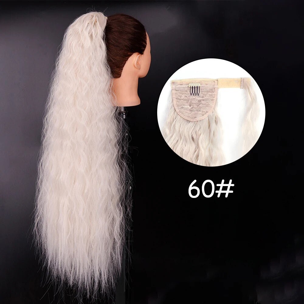 22 inches Synthetic Ponytail Hair Extension Clip in - HairNjoy