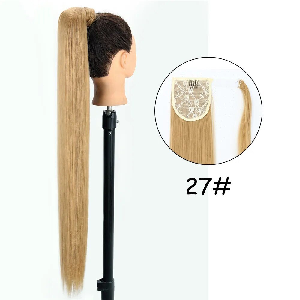 22 inches Synthetic Ponytail Hair Extension Clip in - HairNjoy