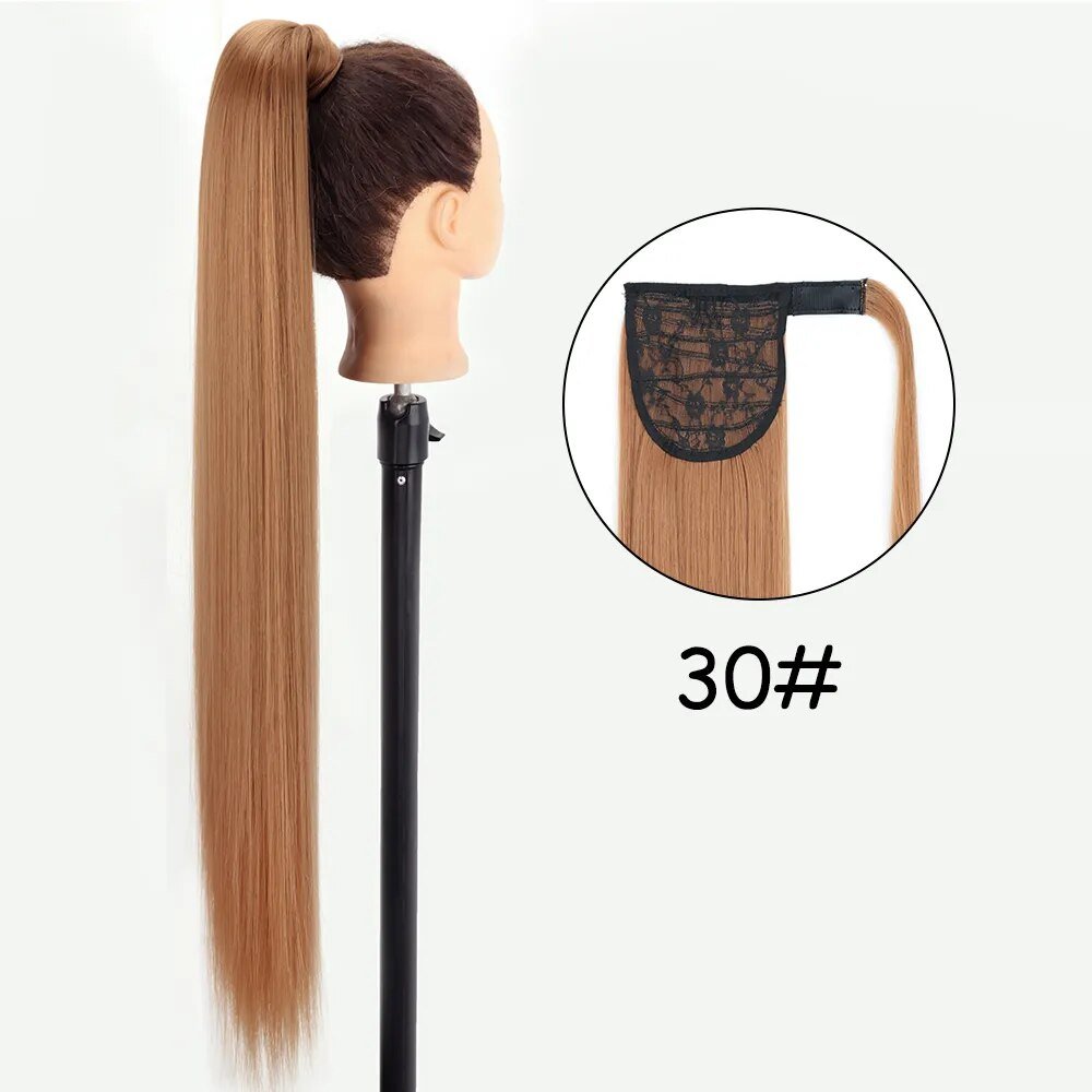 22 inches Synthetic Ponytail Hair Extension Clip in - HairNjoy