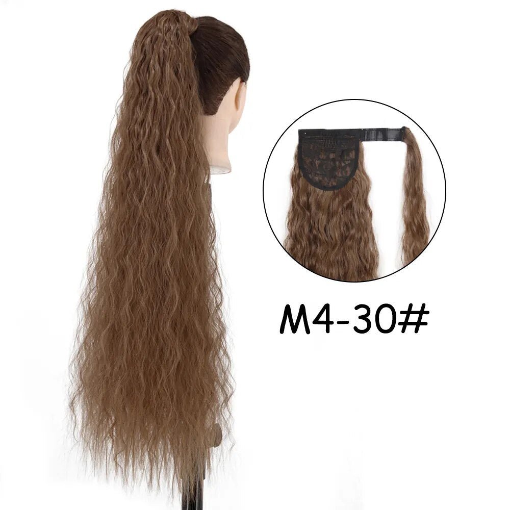 22 inches Synthetic Ponytail Hair Extension Clip in - HairNjoy