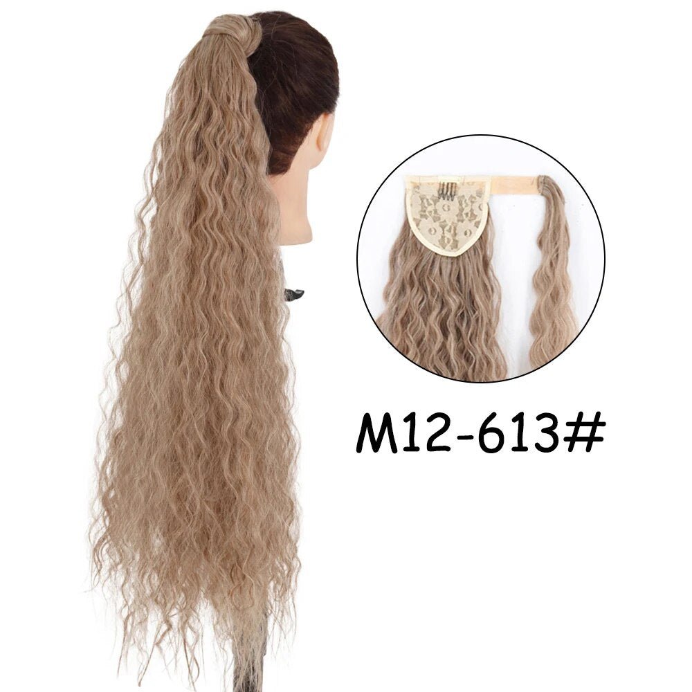 22 inches Synthetic Ponytail Hair Extension Clip in - HairNjoy