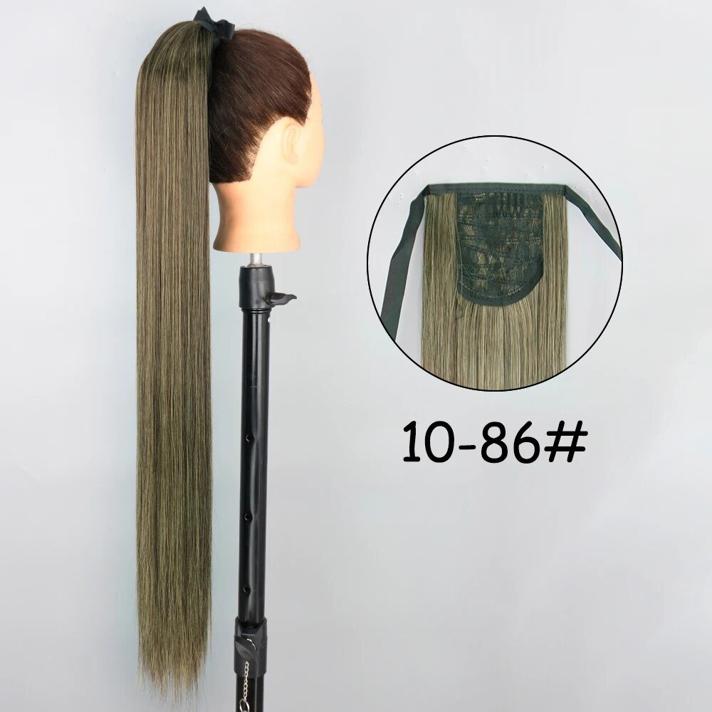 22 inches Synthetic Ponytail Hair Extension Clip in - HairNjoy
