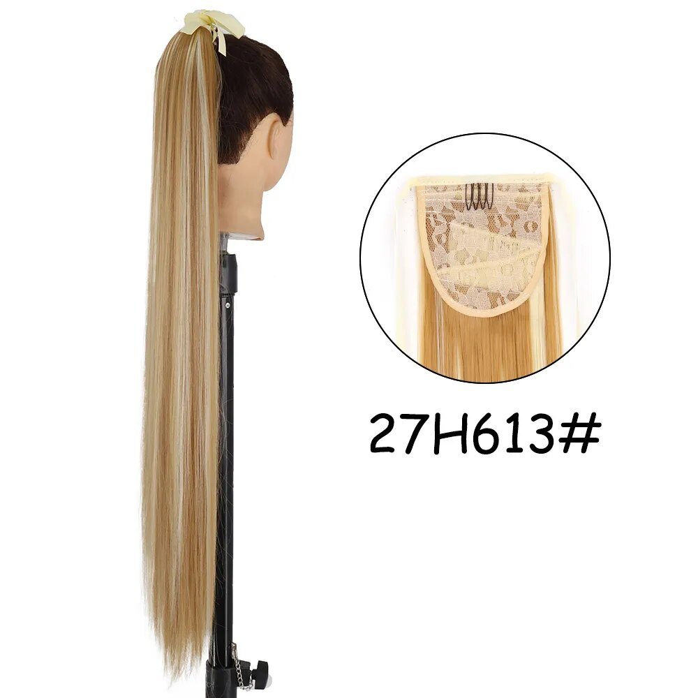 22 inches Synthetic Ponytail Hair Extension Clip in - HairNjoy
