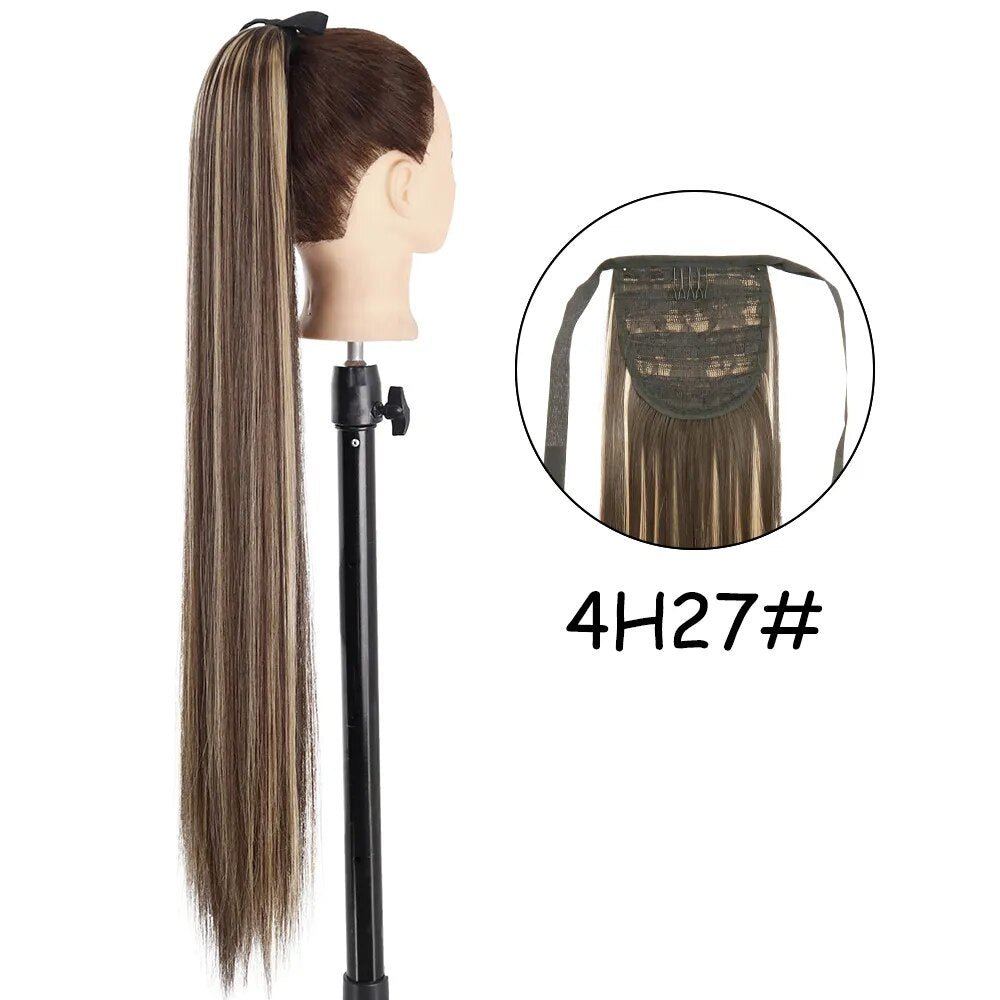 22 inches Synthetic Ponytail Hair Extension Clip in - HairNjoy