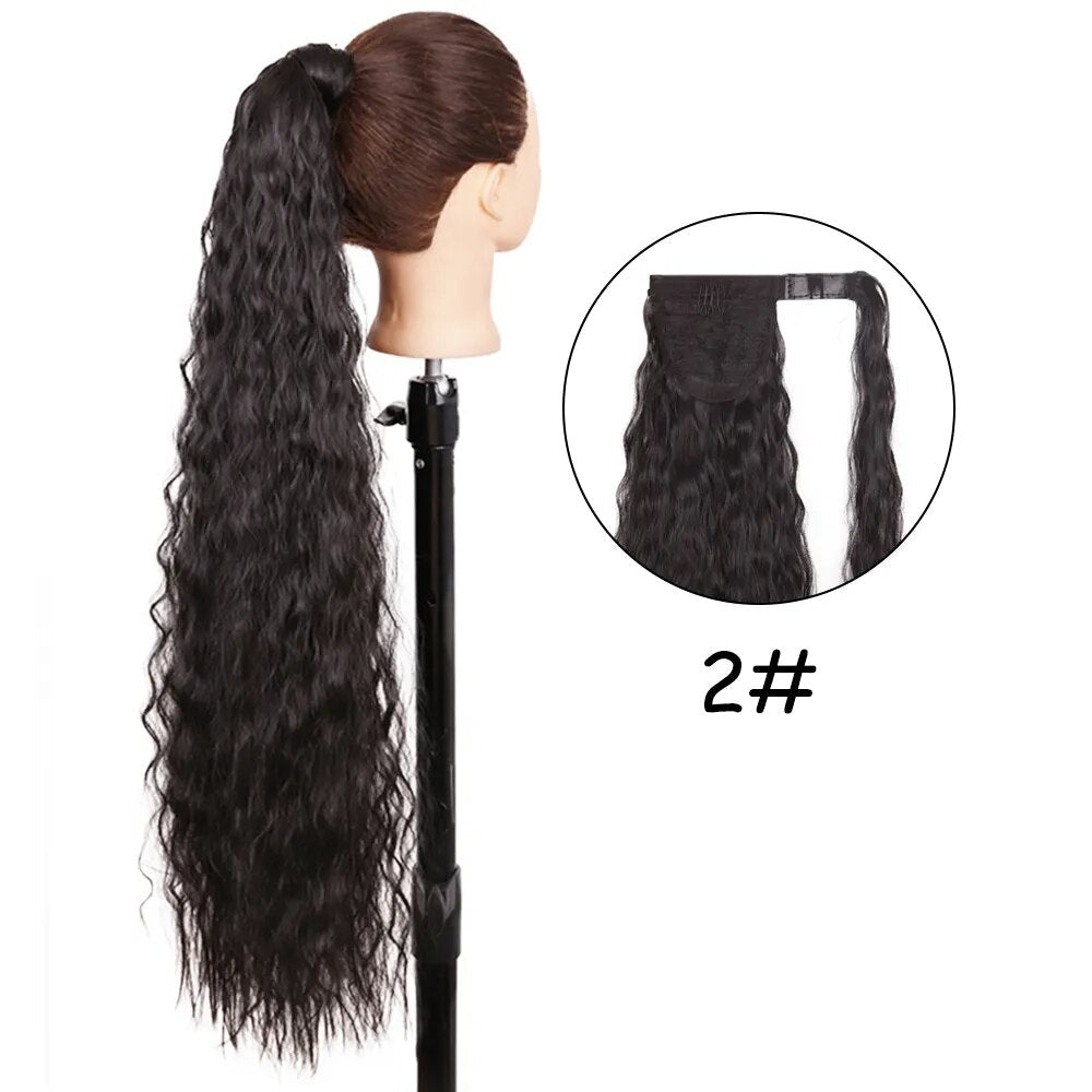 22 inches Synthetic Ponytail Hair Extension Clip in - HairNjoy