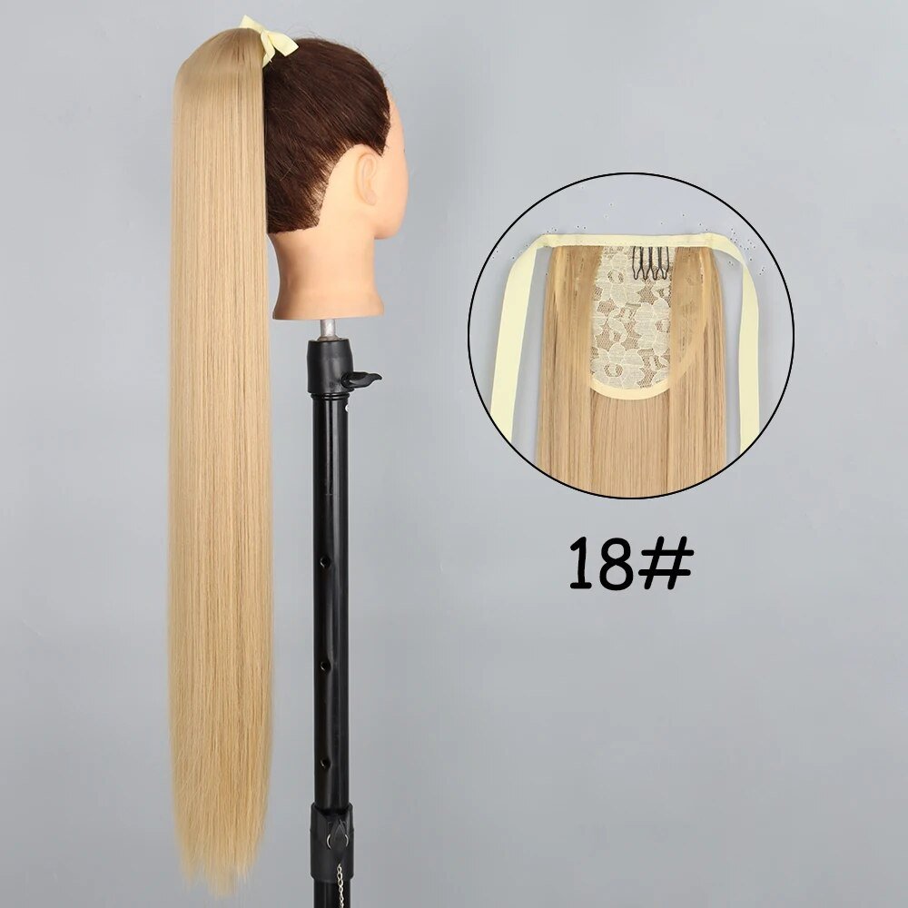 22 inches Synthetic Ponytail Hair Extension Clip in - HairNjoy
