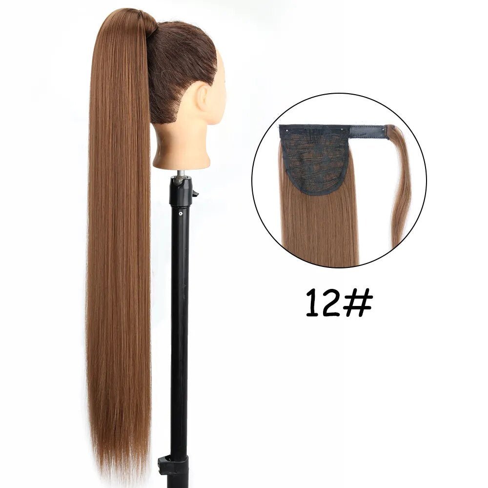 22 inches Synthetic Ponytail Hair Extension Clip in - HairNjoy