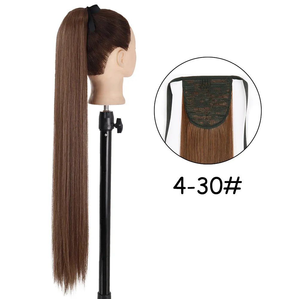 22 inches Synthetic Ponytail Hair Extension Clip in - HairNjoy