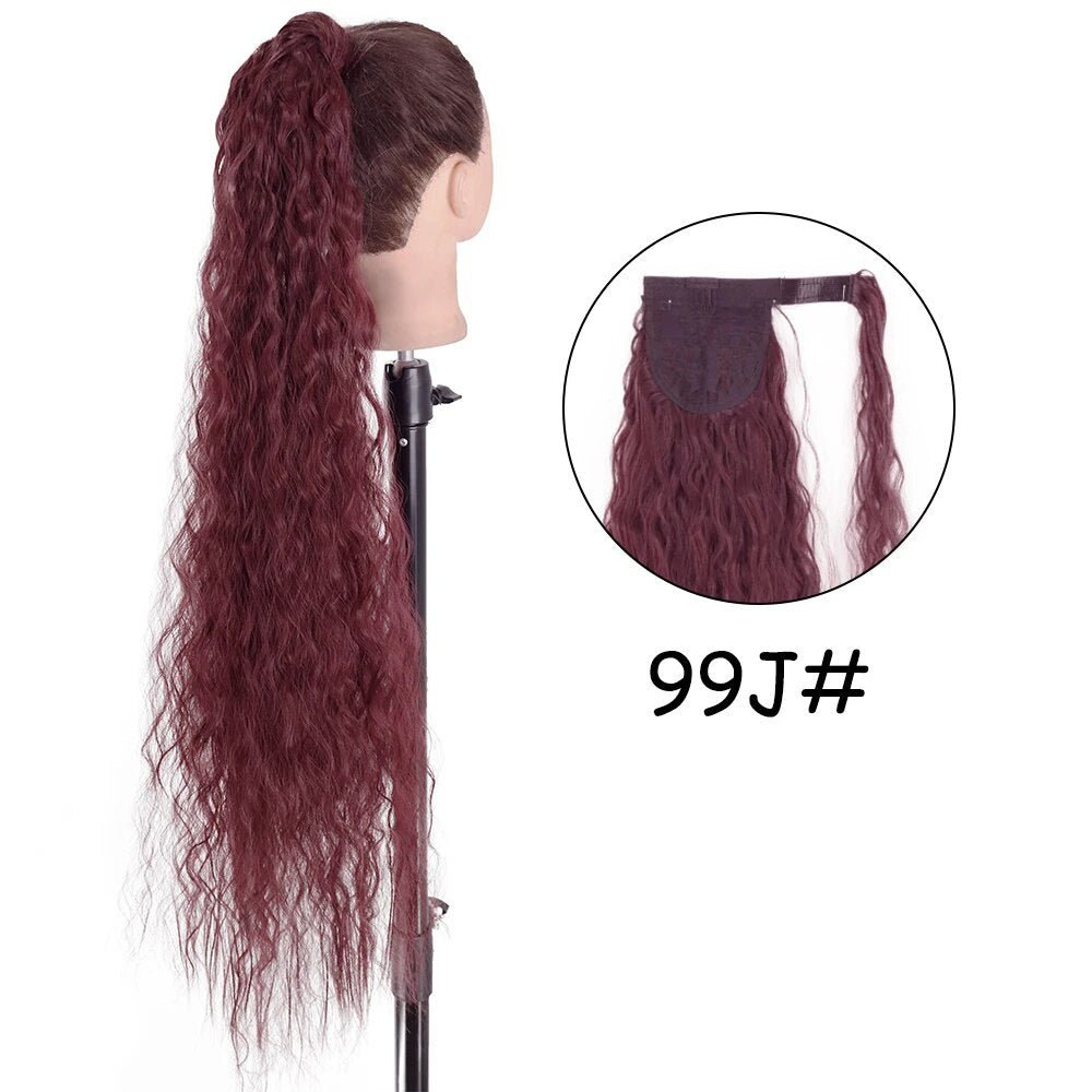 22 inches Synthetic Ponytail Hair Extension Clip in - HairNjoy