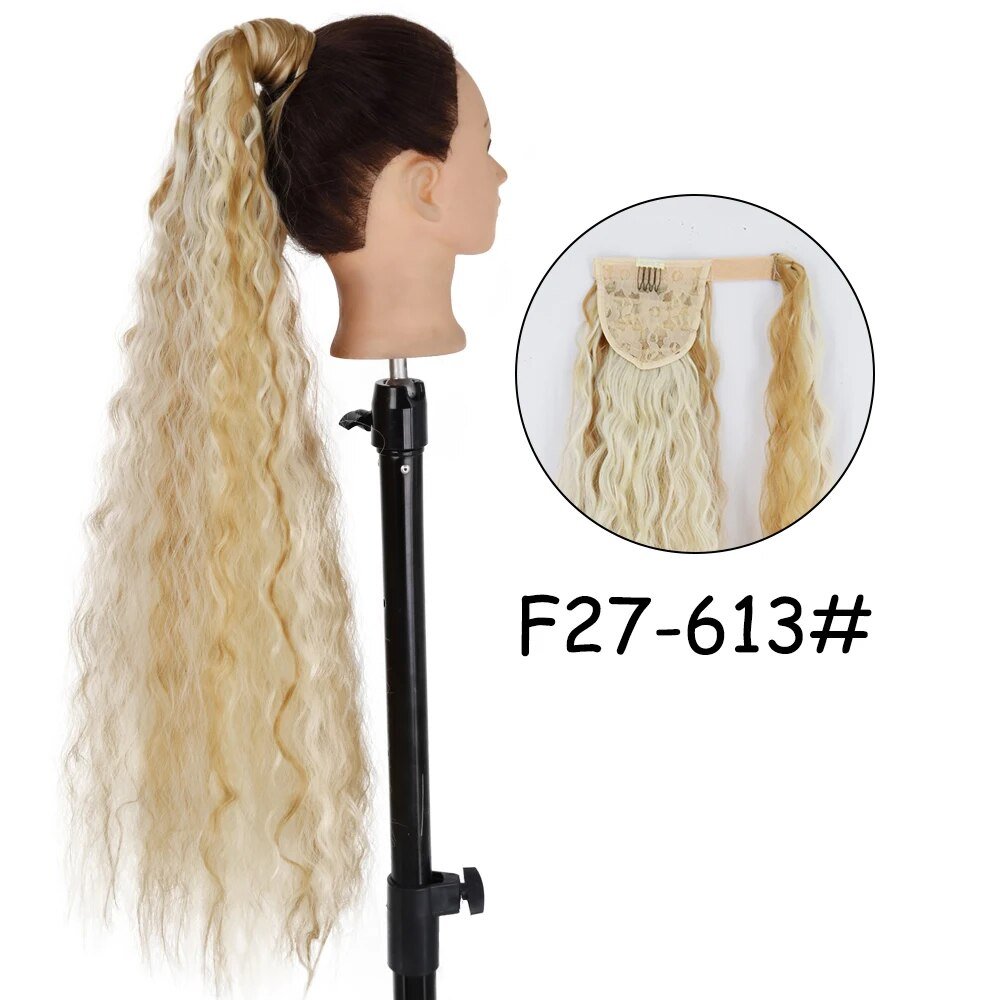 22 inches Synthetic Ponytail Hair Extension Clip in - HairNjoy
