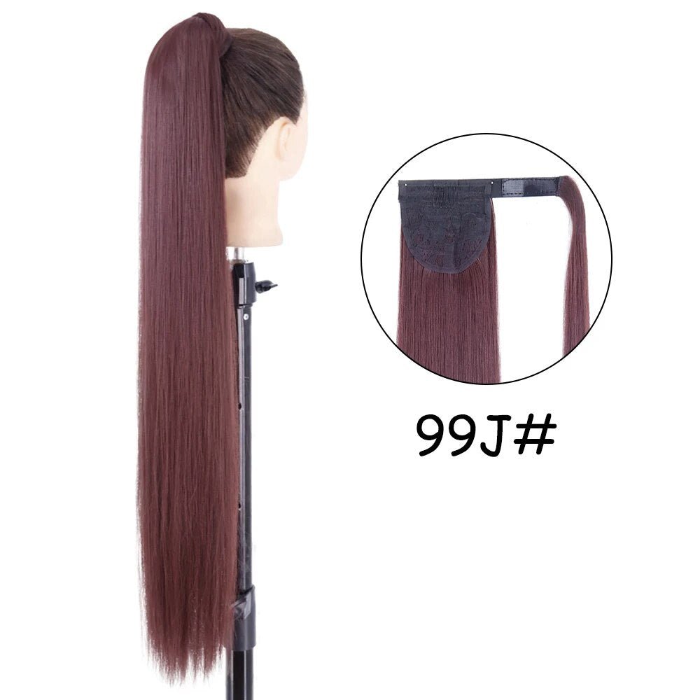 22 inches Synthetic Ponytail Hair Extension Clip in - HairNjoy