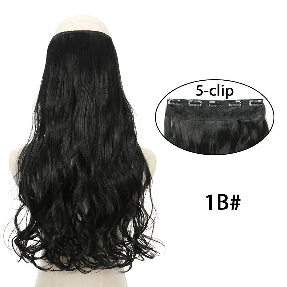 5 Clip In Long Wavy Hairstyles Hair Extension - HairNjoy