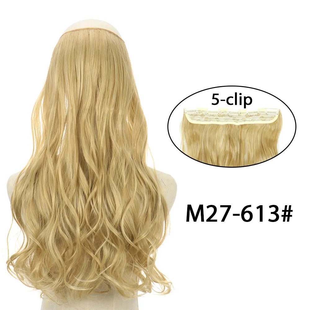 5 Clip In Long Wavy Hairstyles Hair Extension - HairNjoy