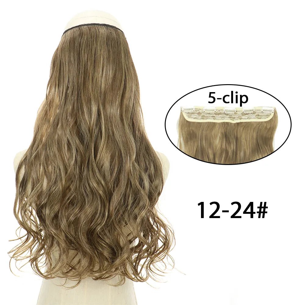 5 Clip In Long Wavy Hairstyles Hair Extension - HairNjoy