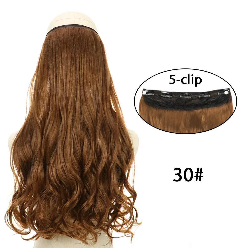 5 Clip In Long Wavy Hairstyles Hair Extension - HairNjoy