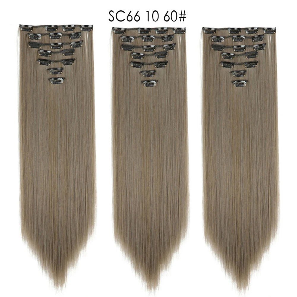 7pcs/Set Long Straight Clip-In Hair Extension - HairNjoy