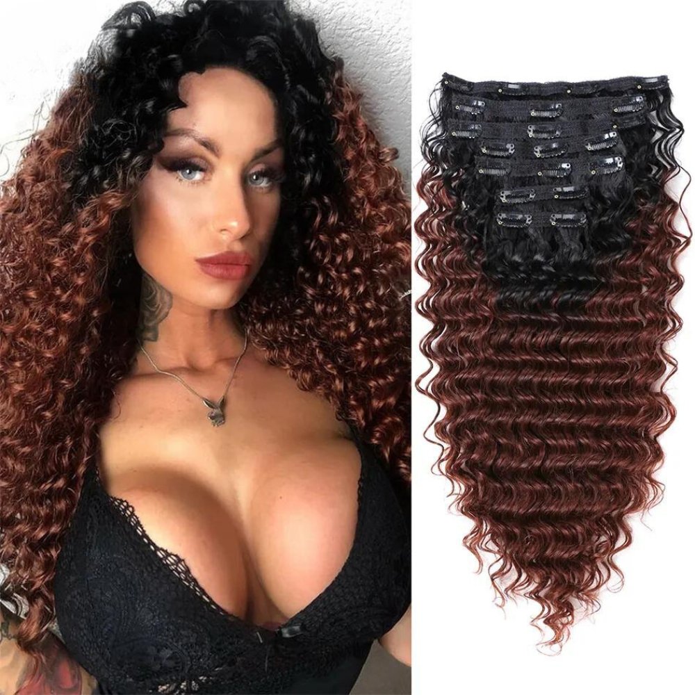 Beauty Clip In Curly Synthetic Hair Extension - HairNjoy