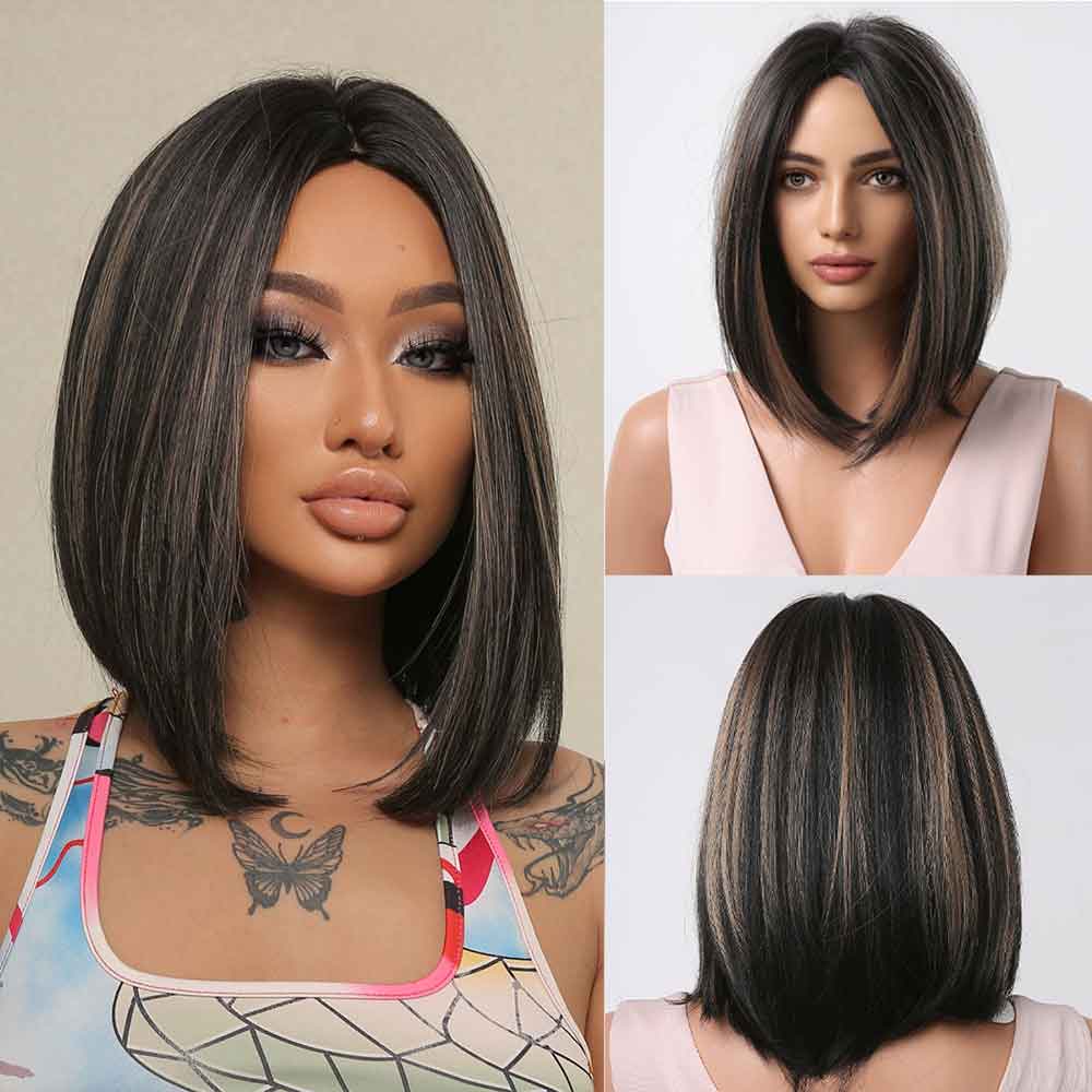 Bob Highlight Wigs - HairNjoy