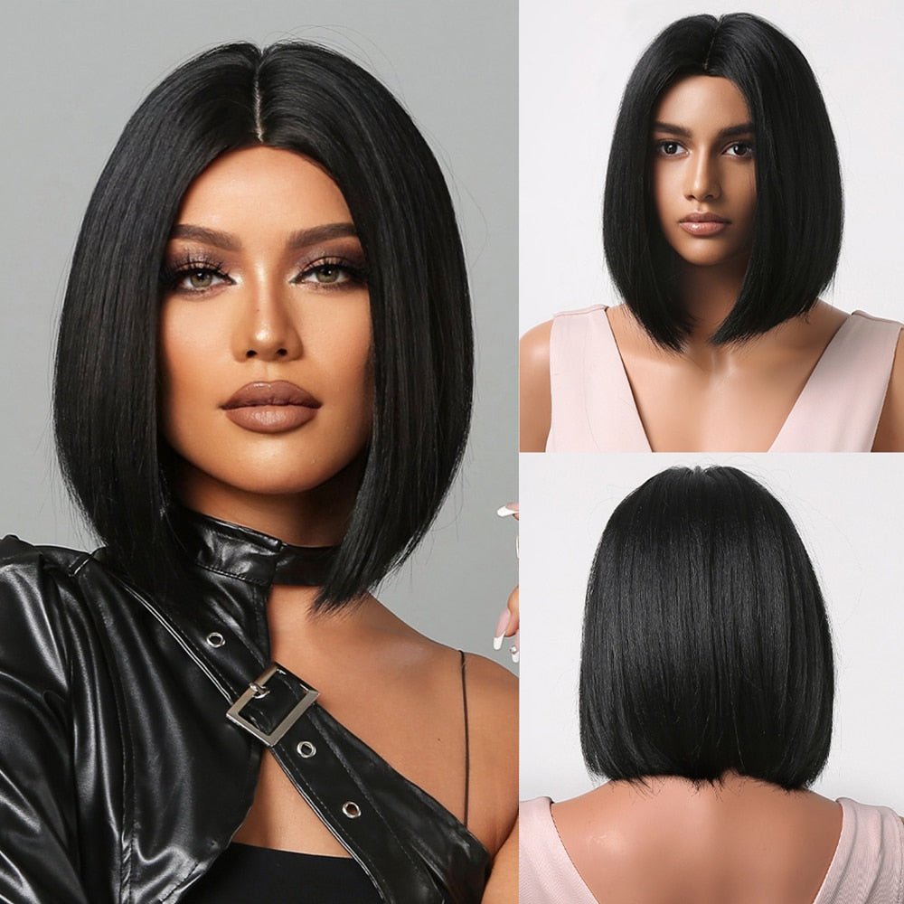 Bob Straight Synthetic Wigs - HairNjoy