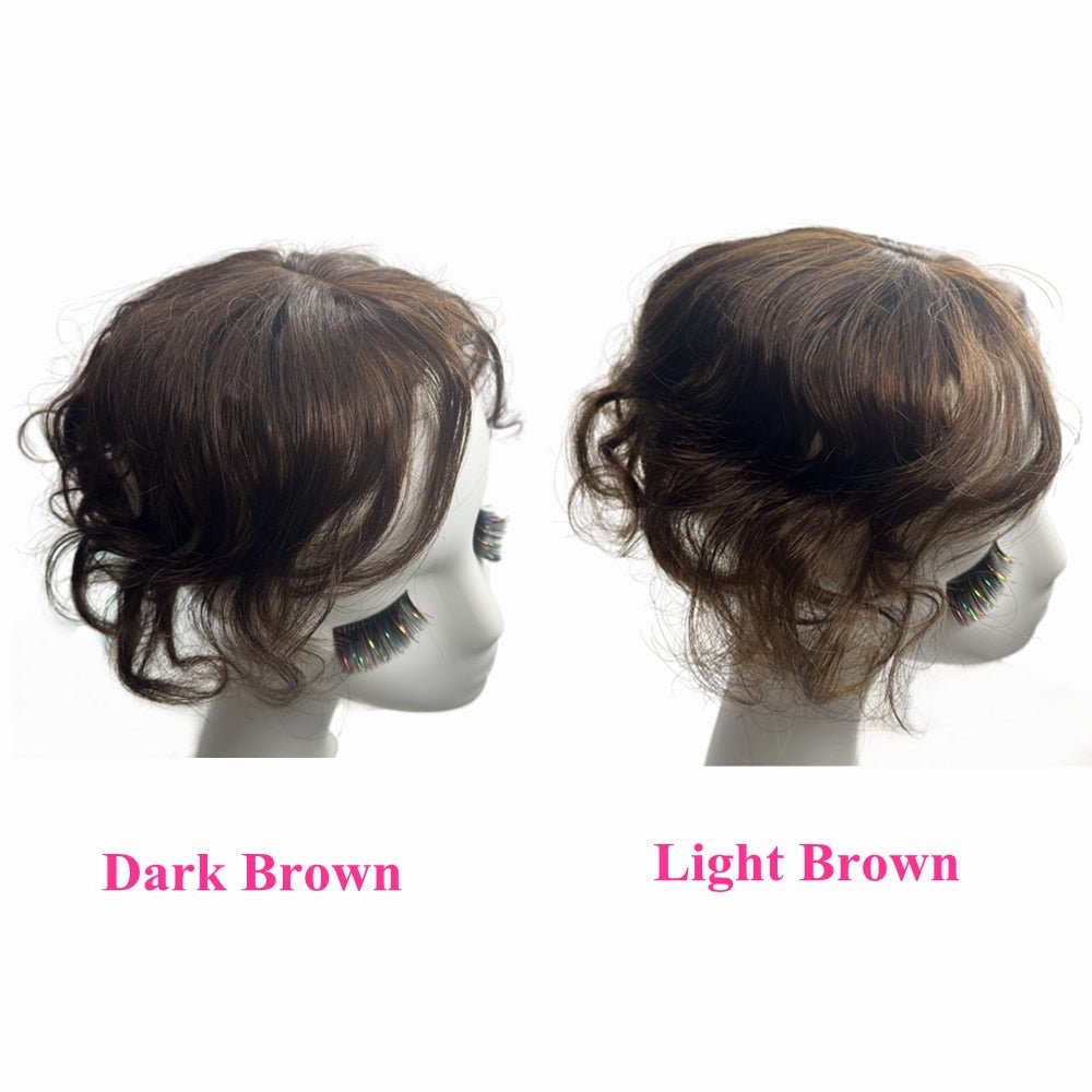 Body Wave 100% Brazilian Human Hair Toppers - HairNjoy