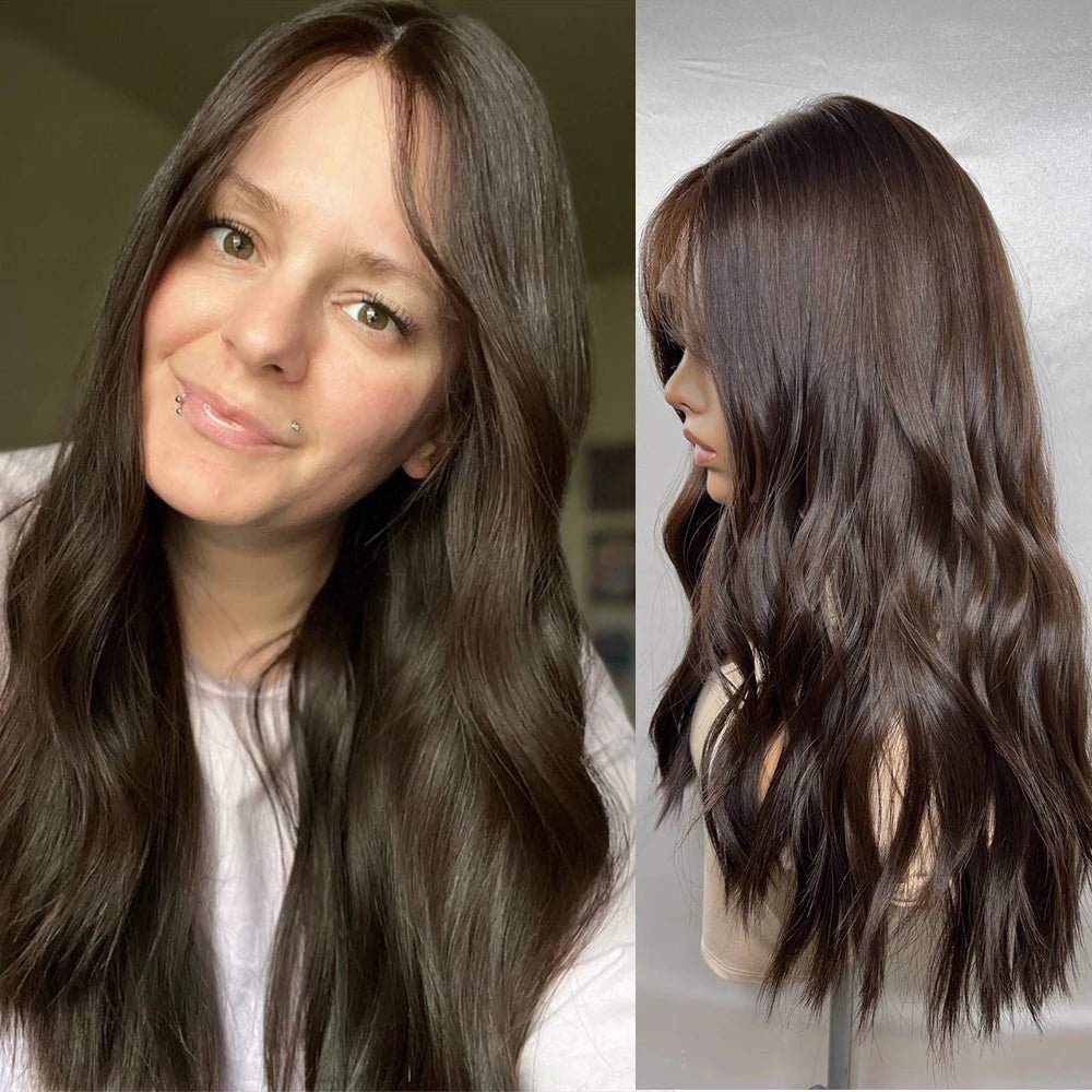 Brazilian Human Hair Natural Dark Brown - HairNjoy