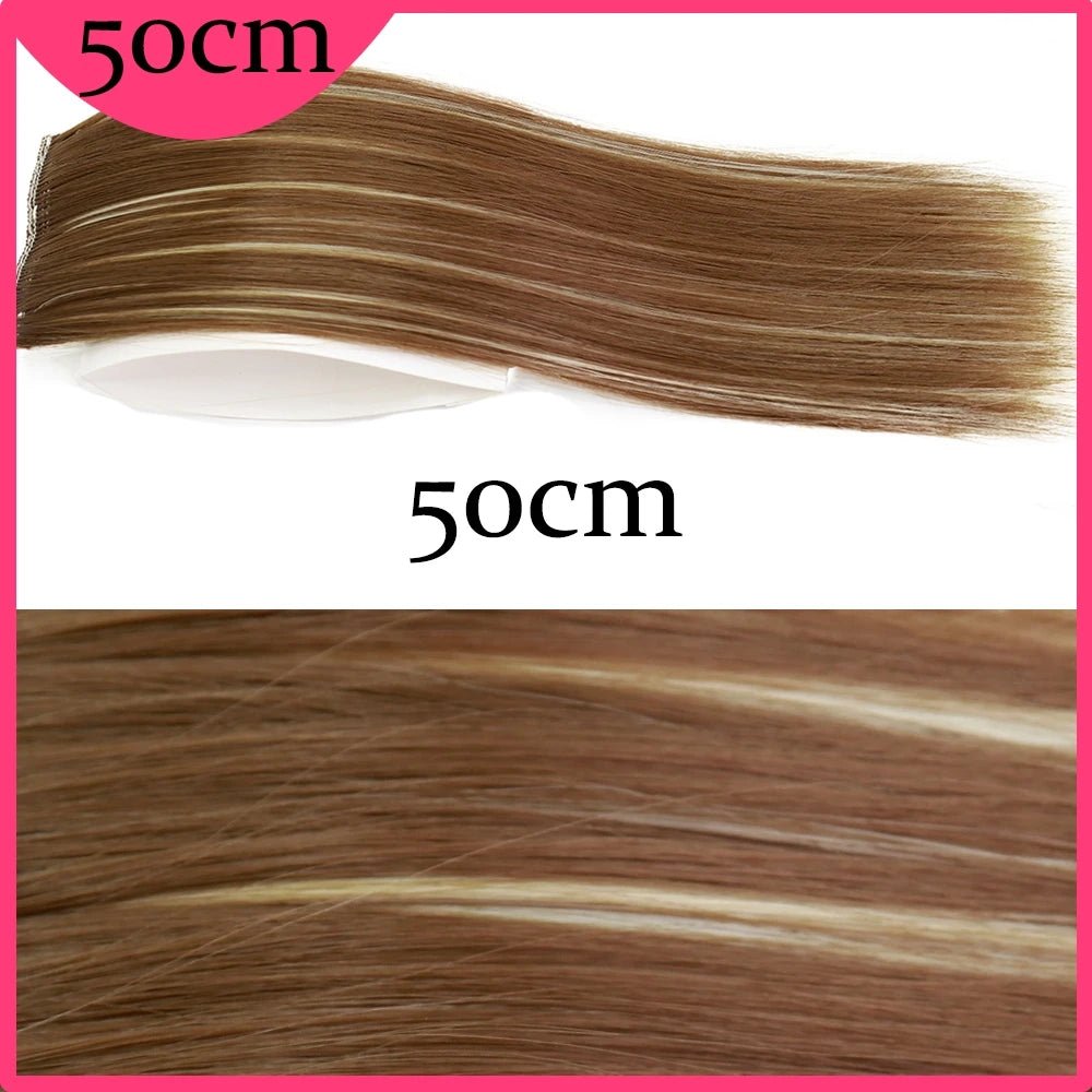 Clip-In Hair Extensions Top Side Cover - HairNjoy