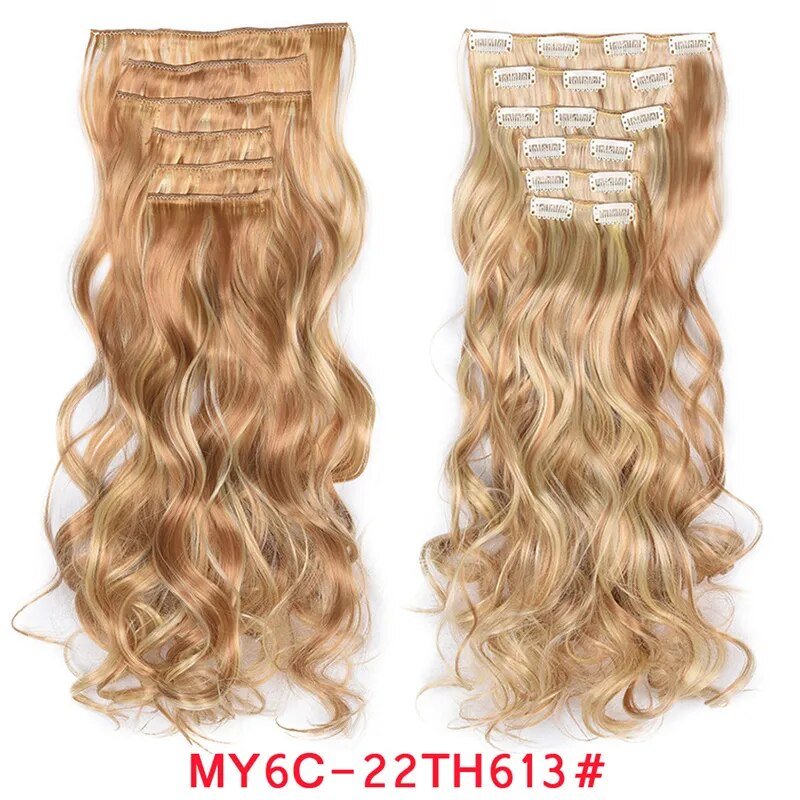 Clip-In Natural Wavy Ombre Hair Extension - HairNjoy