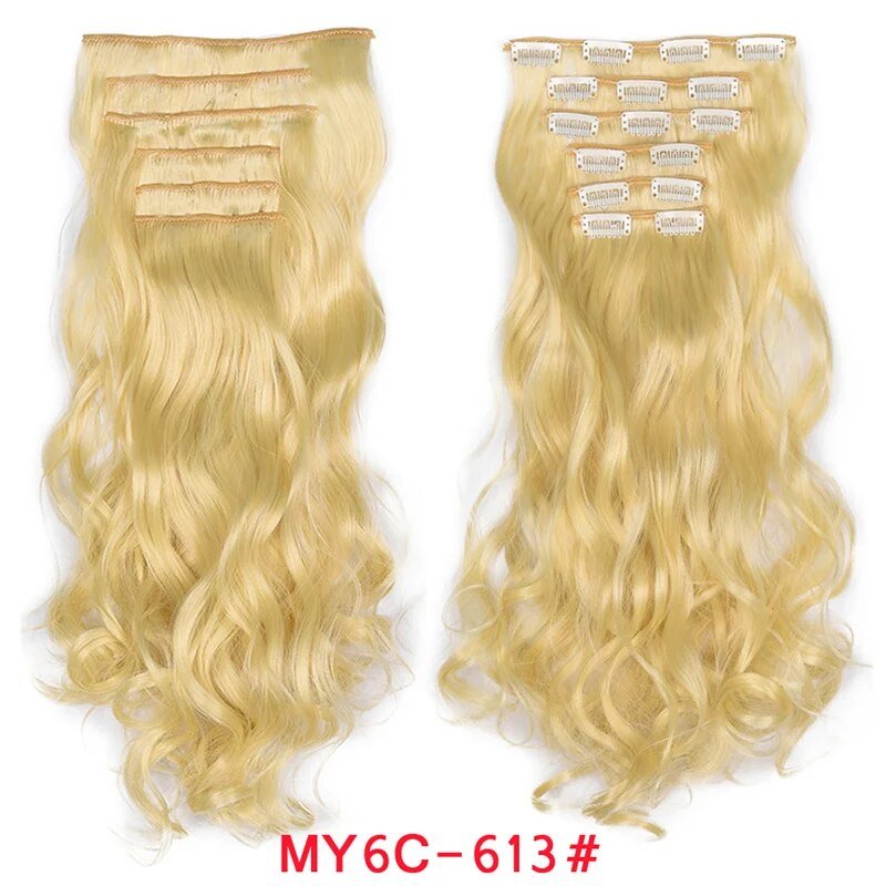 Clip-In Natural Wavy Ombre Hair Extension - HairNjoy