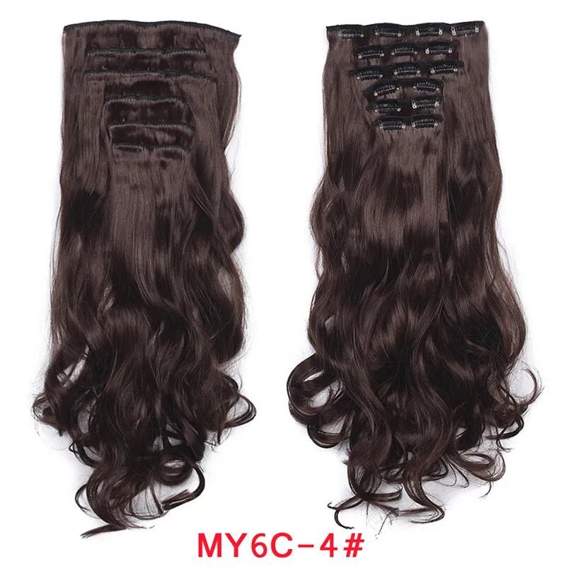 Clip-In Natural Wavy Ombre Hair Extension - HairNjoy