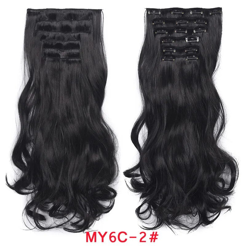 Clip-In Natural Wavy Ombre Hair Extension - HairNjoy