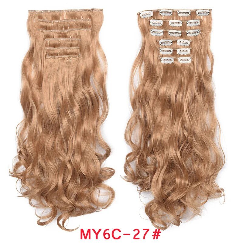 Clip-In Natural Wavy Ombre Hair Extension - HairNjoy