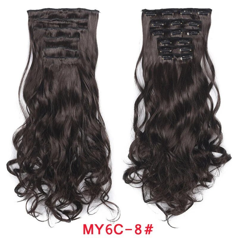 Clip-In Natural Wavy Ombre Hair Extension - HairNjoy