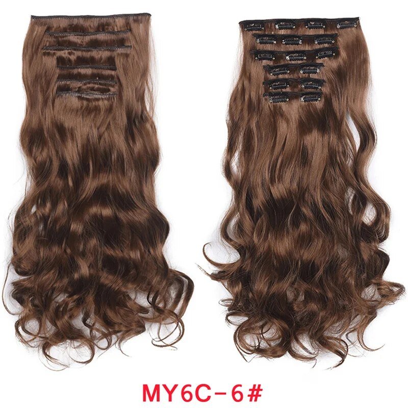 Clip-In Natural Wavy Ombre Hair Extension - HairNjoy