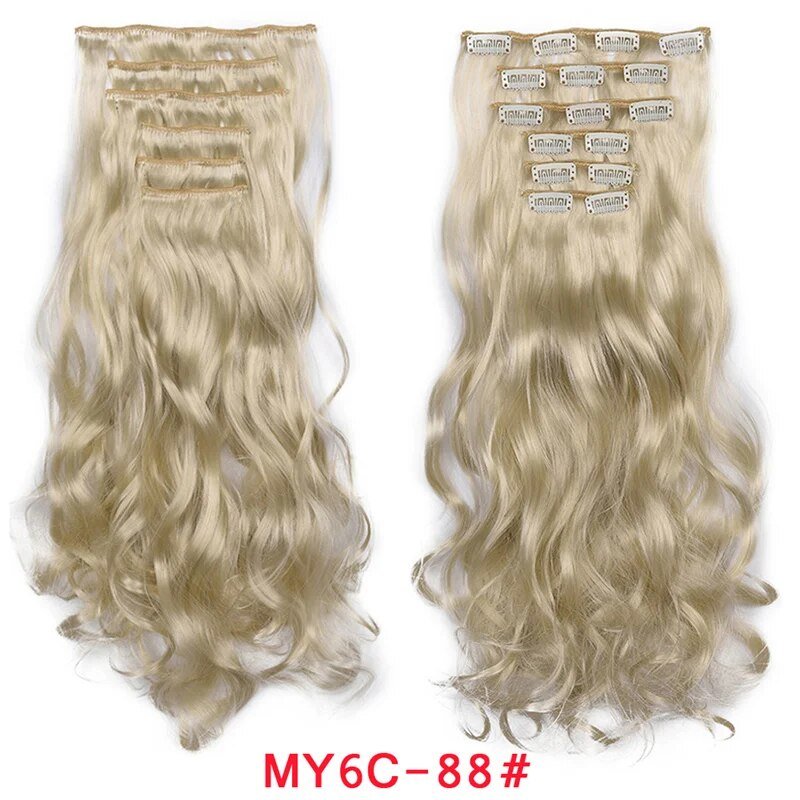 Clip-In Natural Wavy Ombre Hair Extension - HairNjoy