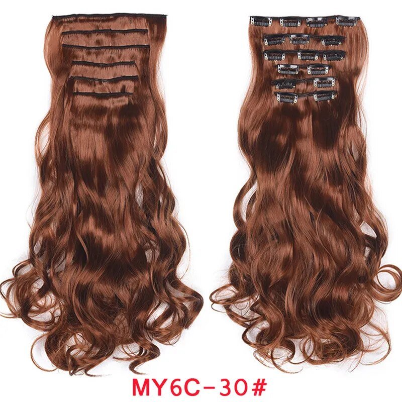 Clip-In Natural Wavy Ombre Hair Extension - HairNjoy
