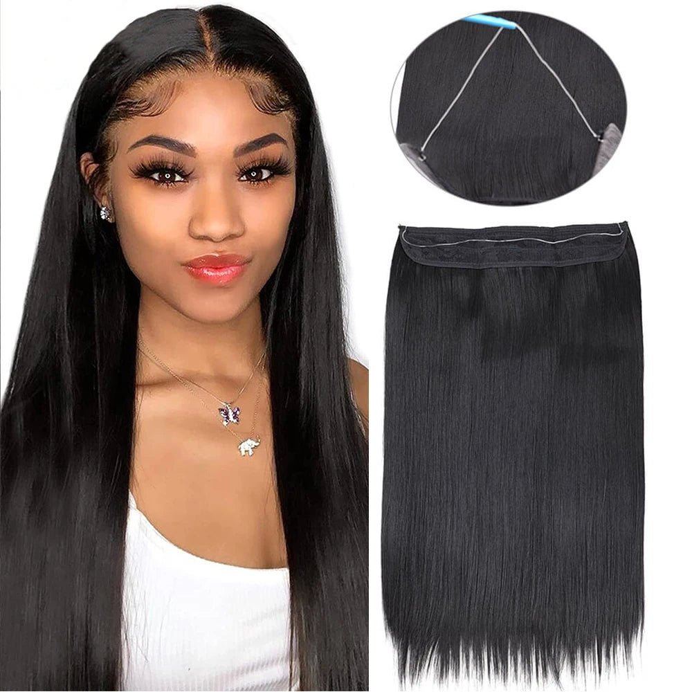 Curly Clip-In Hair Extensions Thick Hairpieces - HairNjoy