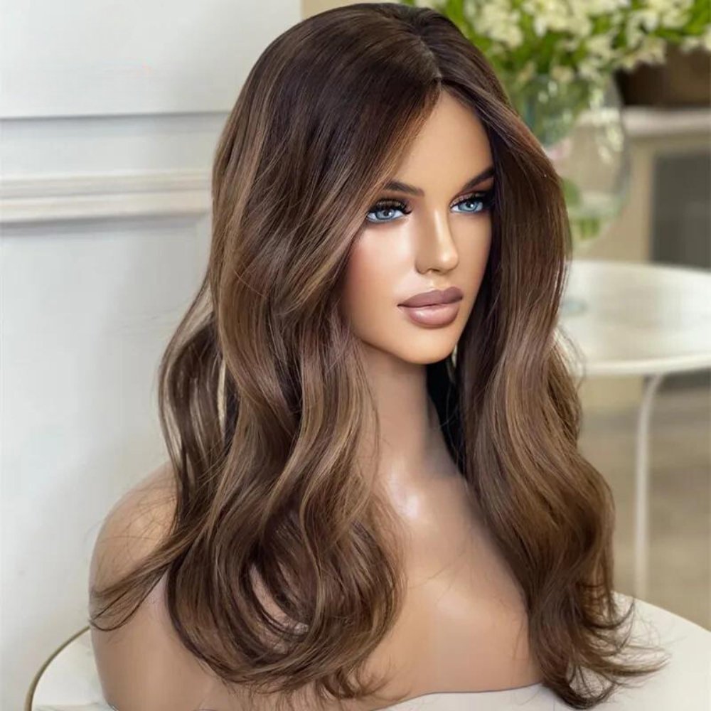 Full Lace 360 Highlight Human Hair Wigs - HairNjoy