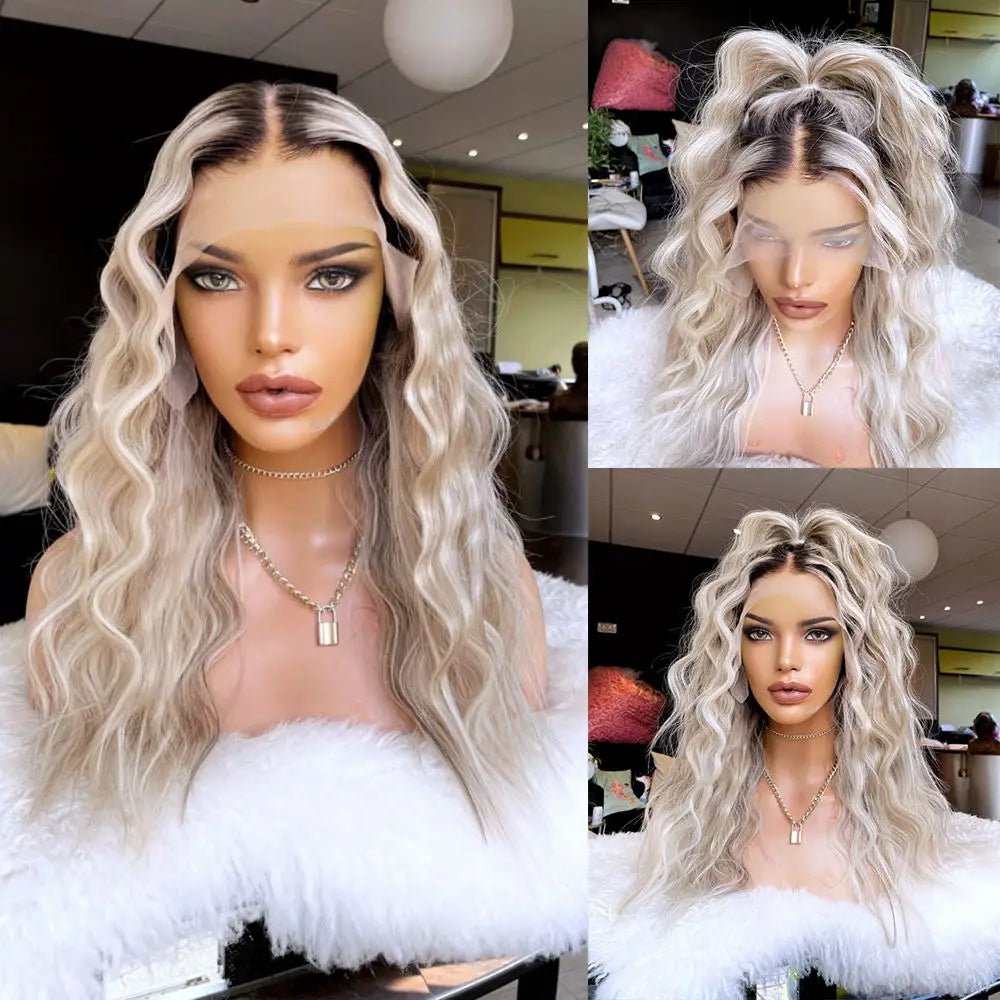 Full Lace Front Natural Roots Pure Human Hair - HairNjoy