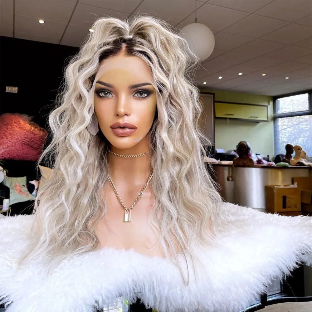 Full Lace Front Natural Roots Pure Human Hair - HairNjoy