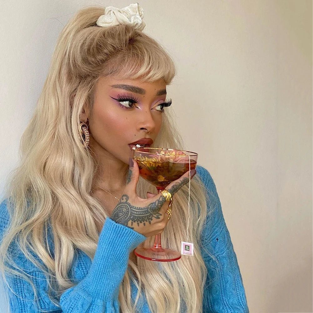 Full Lace Human Hair with Bangs - HairNjoy