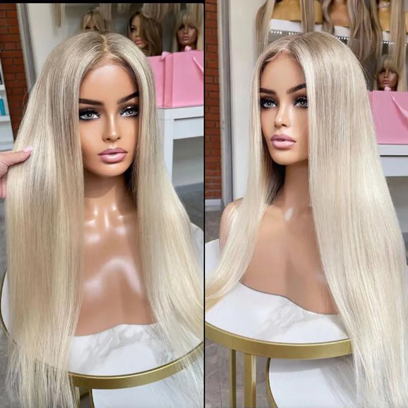 Full Lace Virgin Straight Human Hair Wigs - HairNjoy