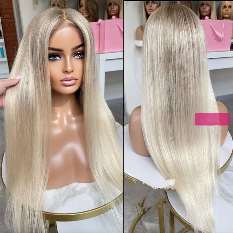 Full Lace Virgin Straight Human Hair Wigs - HairNjoy