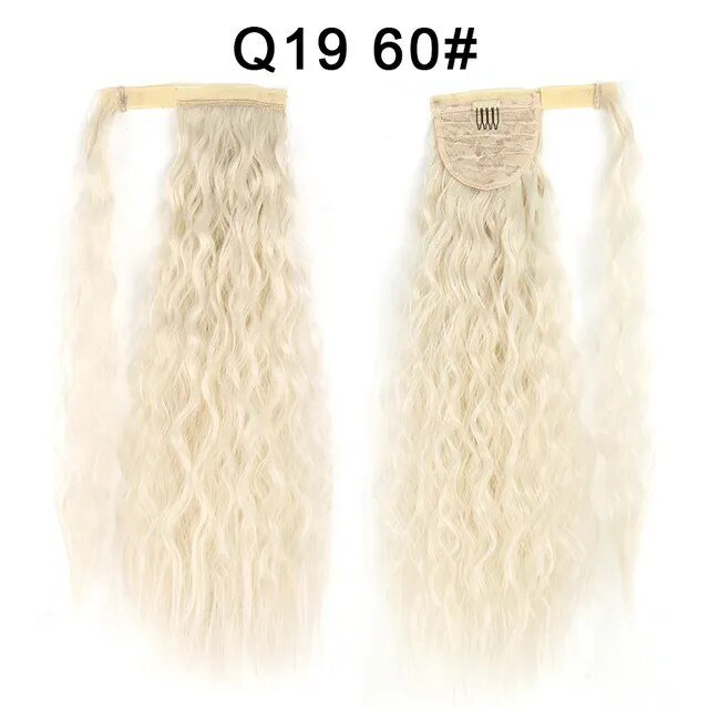 Long Corn Ponytail Wrap Hair Extension - HairNjoy
