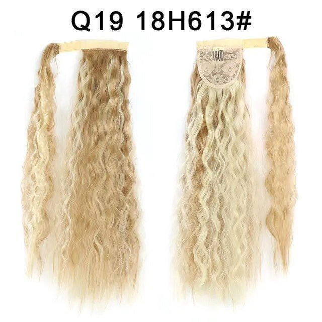 Long Corn Ponytail Wrap Hair Extension - HairNjoy