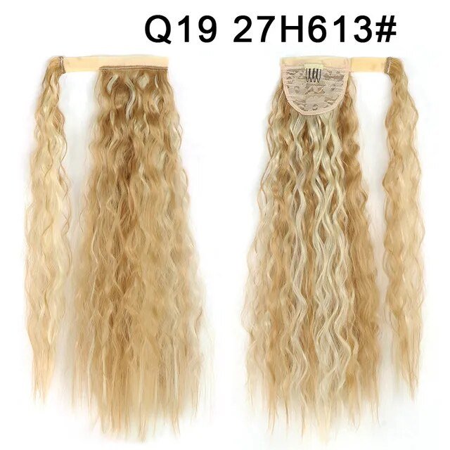 Long Corn Ponytail Wrap Hair Extension - HairNjoy