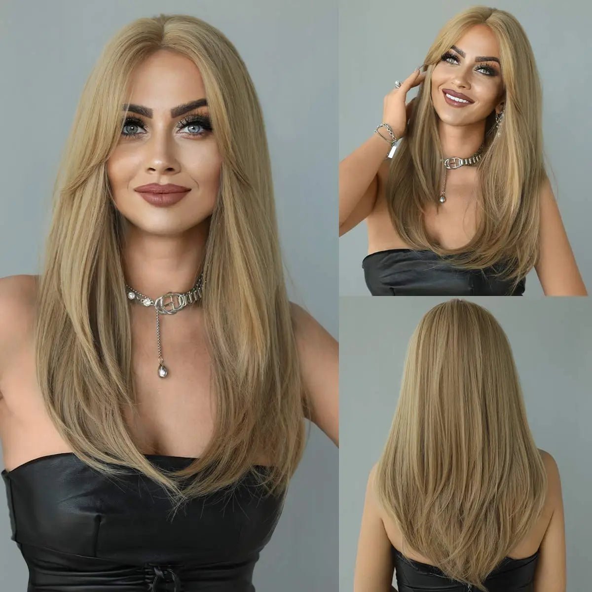 Long Straight Synthetic Wigs - HairNjoy