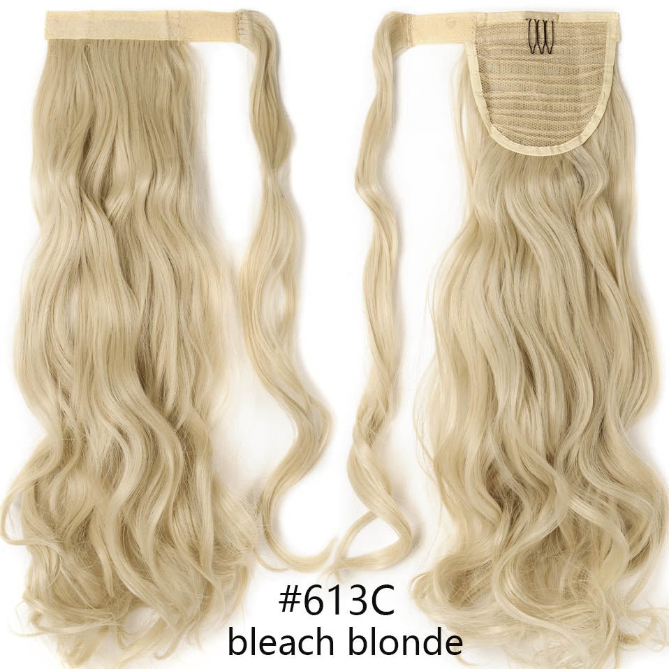 Long Straight Wrap Around Clip Ponytail Hair Extension - HairNjoy